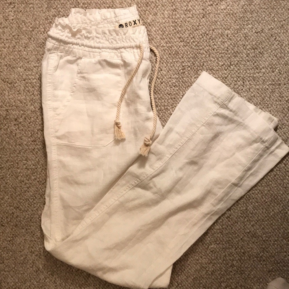 ROXY White Beach Pants XS